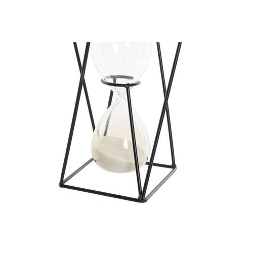 Timeglas Sort Rav Terrakotta 14 x 14 x 19 cm