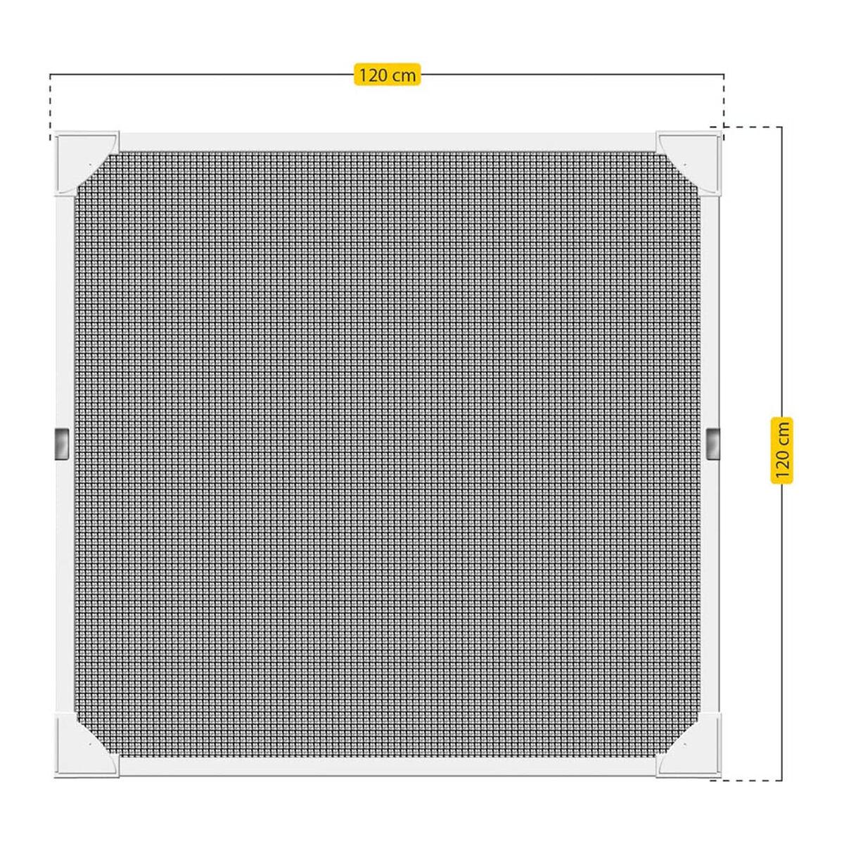 Schellenberg moskitonet i glasfiber 100 × 120 cm