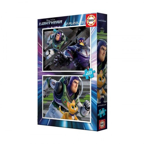 Puslespil til børn Educa Lightyear - 2 x 48 brikker
