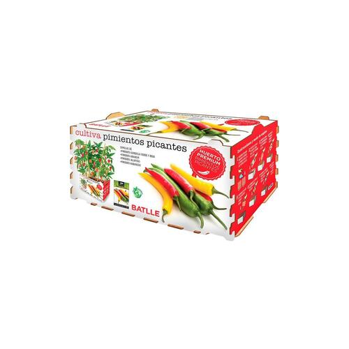 Dyrkning Set Batlle Peberfrugter Stærkt 30 x 19,5 x 16,2 cm