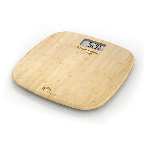 Digital badevægt Little Balance Green Power USB Energy Bambus 30 x 30 cm