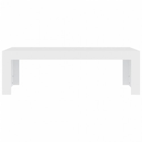 Sofabord 110x50x35 cm spånplade hvid