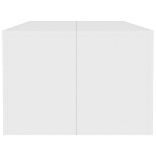 Sofabord 110x50x35 cm spånplade hvid