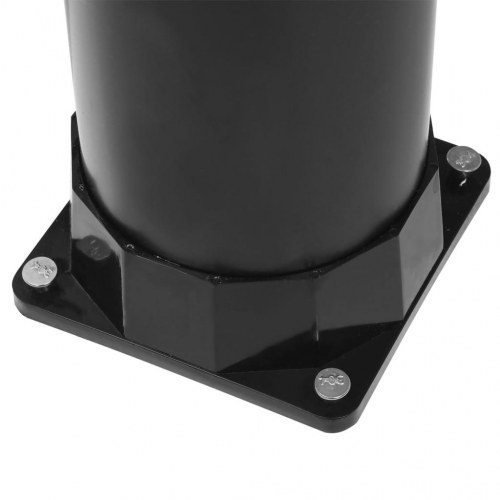 Solopvarmet udendørsbruser 215 cm - 8 l, sort