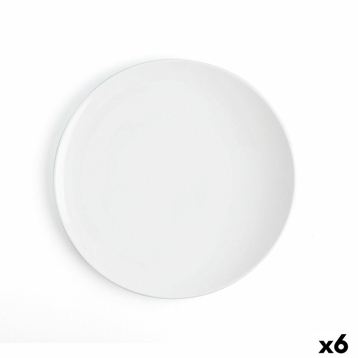 Ariane Vital Coupe middagstallerken, hvid keramik Ø 31 cm (6 stk.)