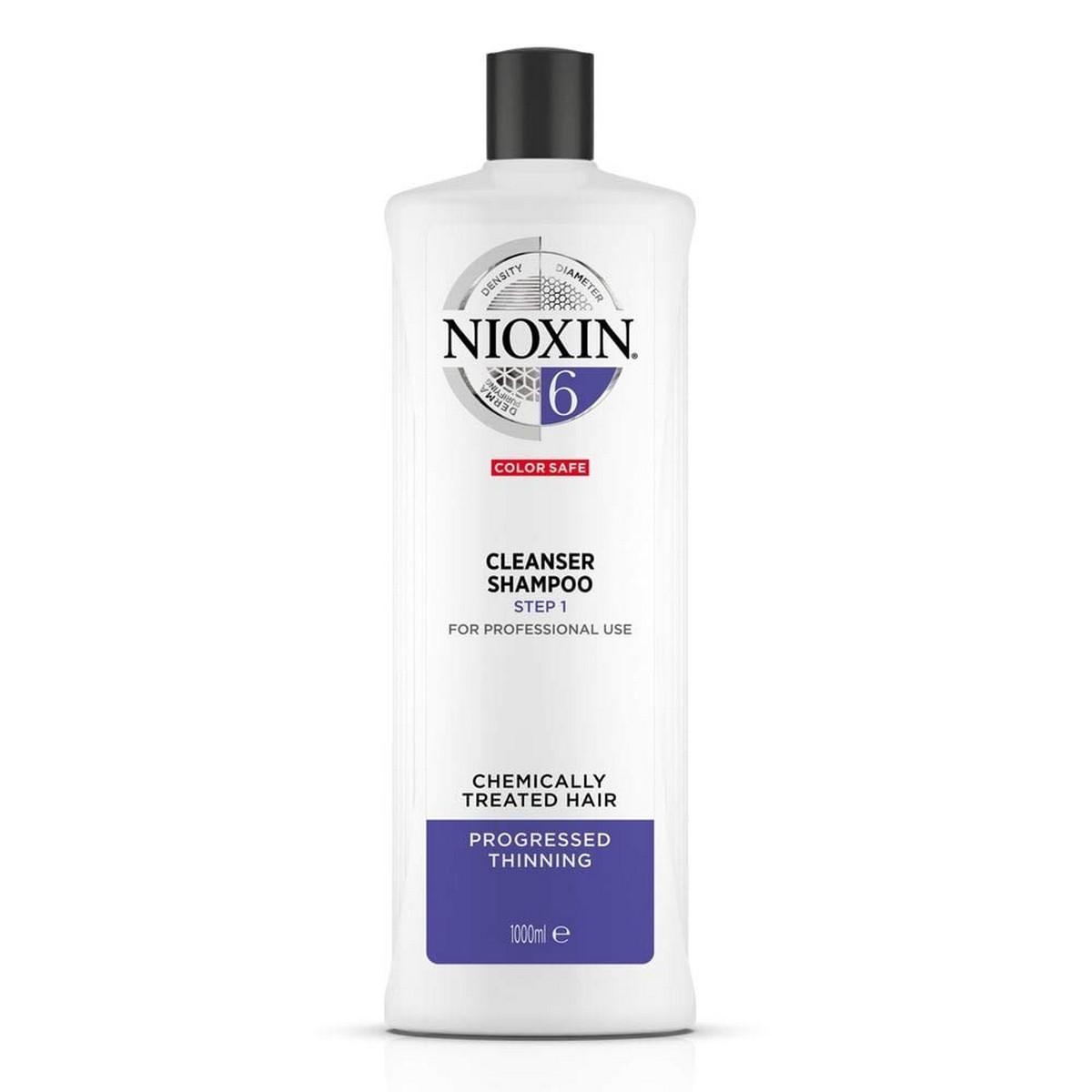 Dybderensende Shampoo Nioxin System 6 (1 L)