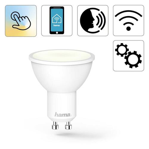 Smart Elpærer Hama 00176585 Wi-Fi GU10 2700k 6500 K