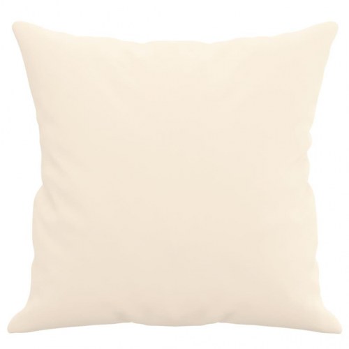 Pyntepuder 2 stk. 40x40 cm velour brun