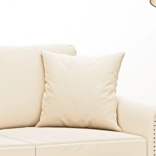Pyntepuder 2 stk. 40x40 cm velour brun