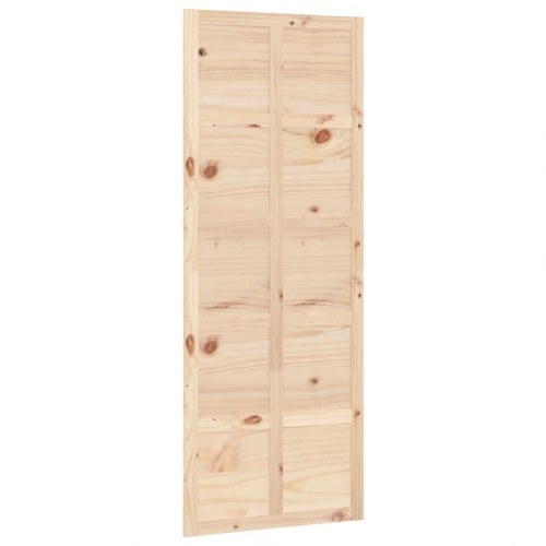 Skydedør 80x1,8x214 cm massivt fyrretræ