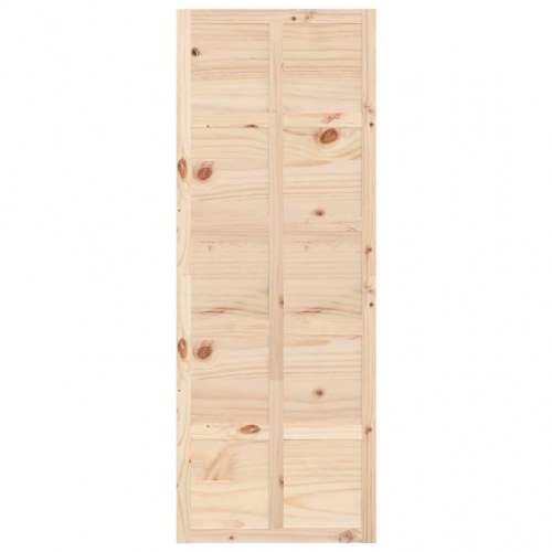 Skydedør 80x1,8x214 cm massivt fyrretræ