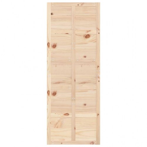 Skydedør 80x1,8x214 cm massivt fyrretræ