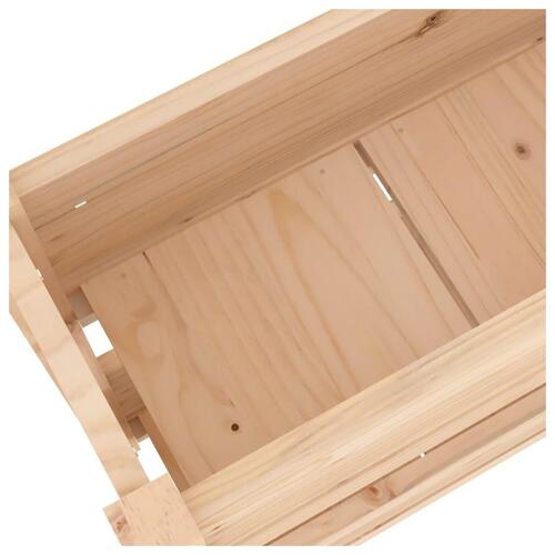 Plantekasse 77x25x66 cm massivt fyrretræ