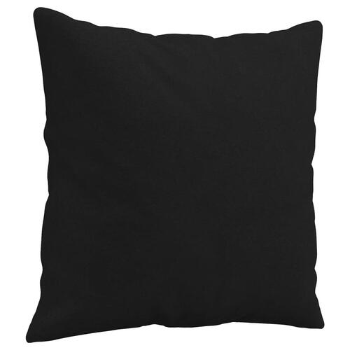 Pyntepuder 2 stk. 40x40 cm mikrofiberstof sort