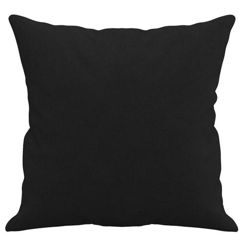 Pyntepuder 2 stk. 40x40 cm mikrofiberstof sort