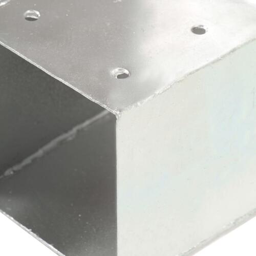 Stolpebeslag T-form 71x71 mm galvaniseret metal