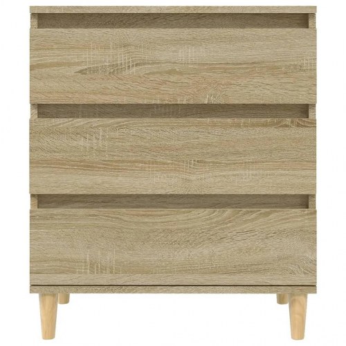 Skænk med 3 skuffer - sonoma-eg, 60 x 35 x 70 cm