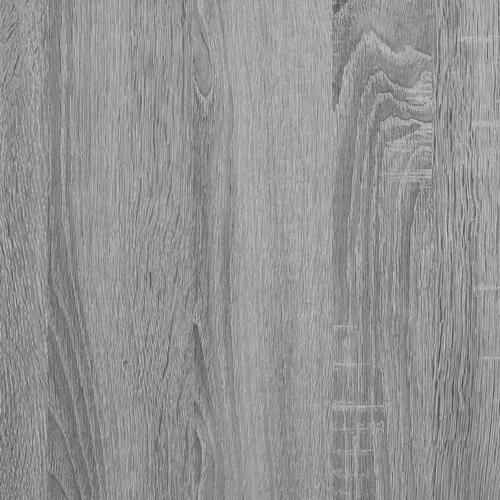 Vægskab 29,5x31x60 cm konstrueret træ grå sonoma-eg