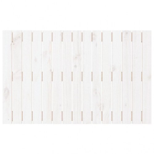 Sengegavl i massivt fyrretræ 95,5 x 3 x 60 cm - hvid