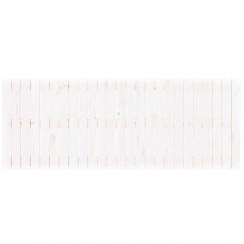 Sengegavl i massivt fyrretræ 159,5 x 3 x 60 cm - hvid
