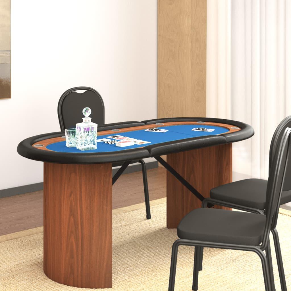 Pokerbord Pers 160x80x75 Blå