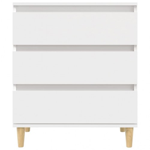 Skænk 60x35x70 cm konstrueret træ hvid