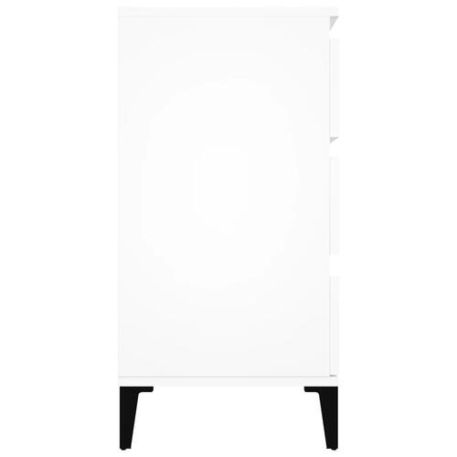 Skænk 60x35x70 cm konstrueret træ hvid