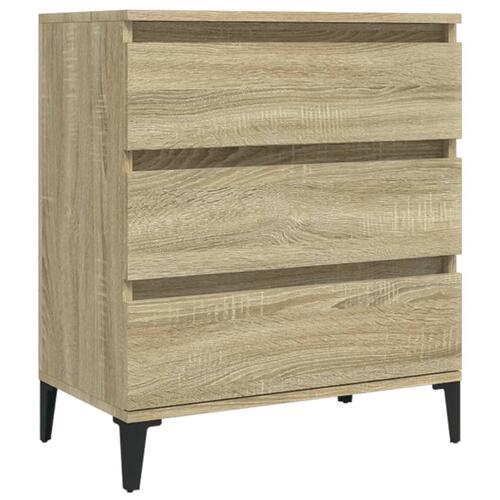 Skænk 60x35x70 cm konstrueret træ sonoma-eg