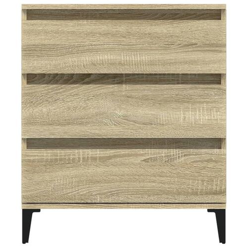Skænk 60x35x70 cm konstrueret træ sonoma-eg