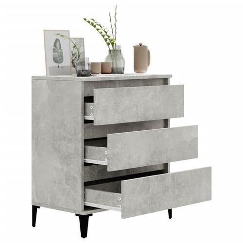 Skænk 60x35x70 cm konstrueret træ betongrå