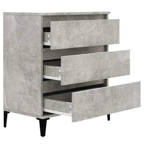 Skænk 60x35x70 cm konstrueret træ betongrå