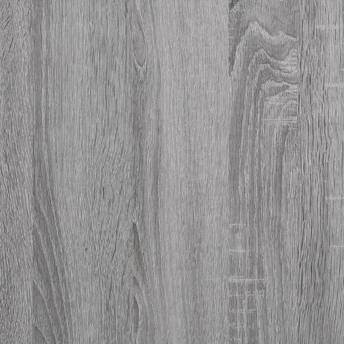 Badeværelsesskab 60x32x53,5 cm konstrueret træ grå sonoma-eg