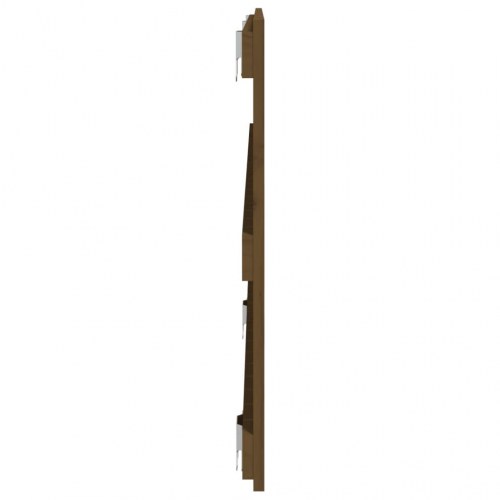 Sengegavl 140 × 3 × 60 cm i massivt fyrretræ - gyldenbrun