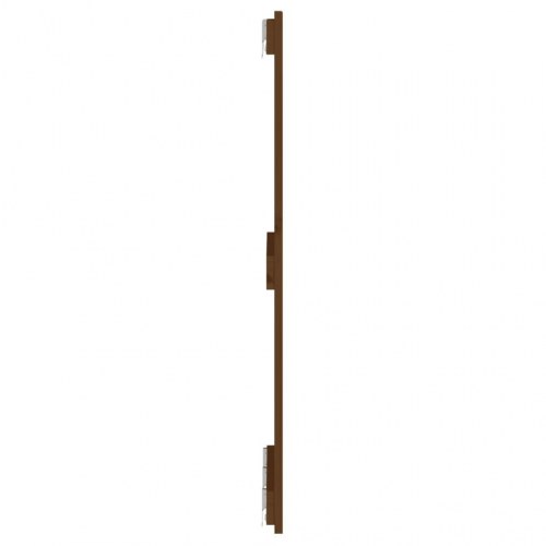Sengegavl 140 x 3 x 90 cm i massivt fyrretræ - gyldenbrun