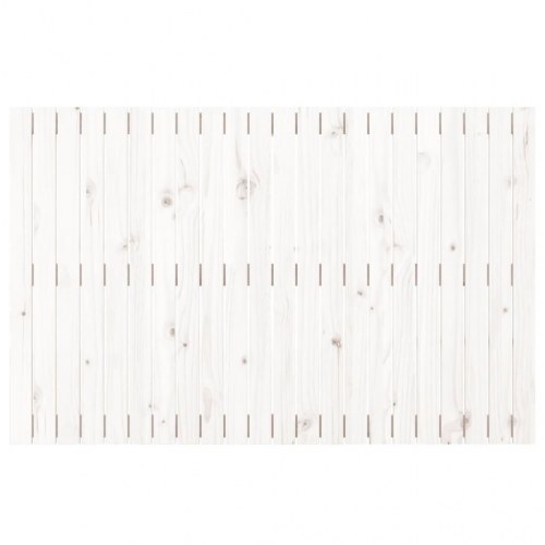 Sengegavl 140 x 3 x 90 cm i massivt fyrretræ - hvid
