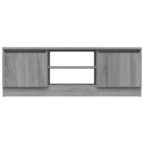 Tv-bord med låger 102×30×36 cm - grå sonoma-eg