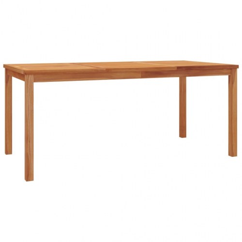 Spisebordssæt til haven 4 dele massivt teaktræ