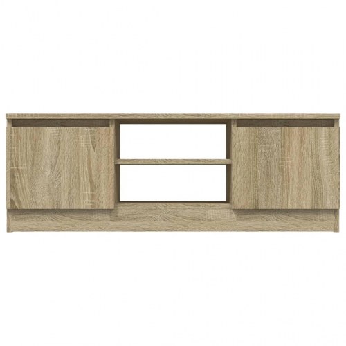 Tv-bord med låge 102×30×36 cm - sonoma-eg