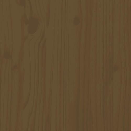 Tøjstativ 100x45,5x150 cm massivt fyrretræ gyldenbrun