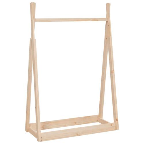 Tøjstativ 100x45x150 cm massivt fyrretræ