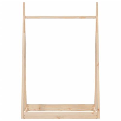 Tøjstativ 100x45x150 cm massivt fyrretræ
