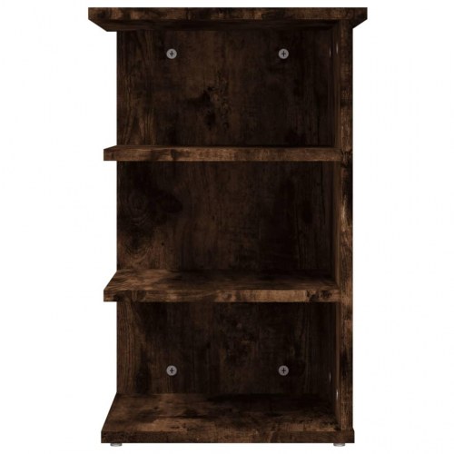 Sideskab 35x35x55 cm konstrueret træ røget egetræsfarve