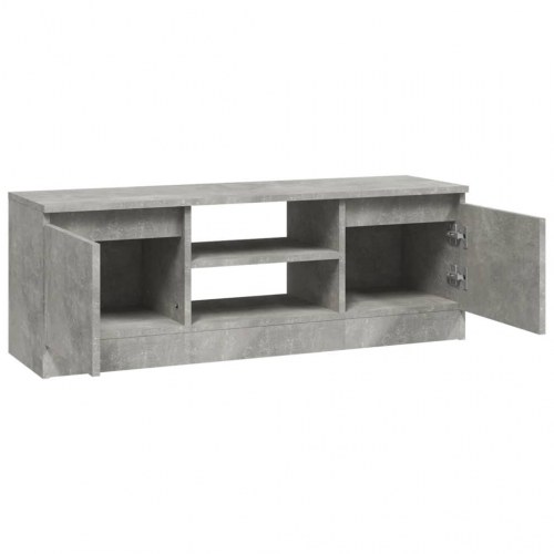 Tv-bord med låge 102×30×36 cm - betongrå