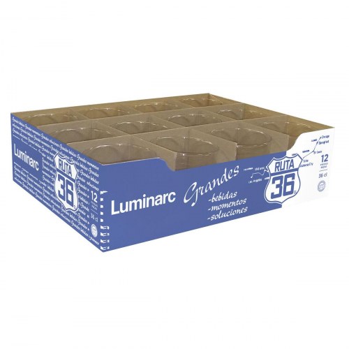 Luminarc Ruta 36 drikkeglas, gennemsigtig - 360 ml (12 stk.)