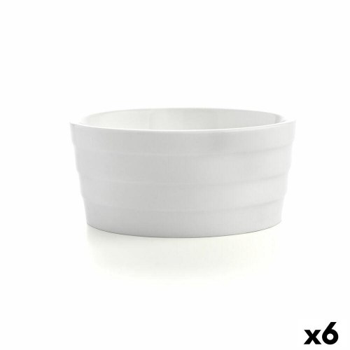 Select smagsprøveskåle - hvid keramik 7,7 cm (6 stk.)