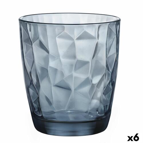 Glas Bormioli Rocco Diamond Blå Glas (390 ml) (6 enheder)