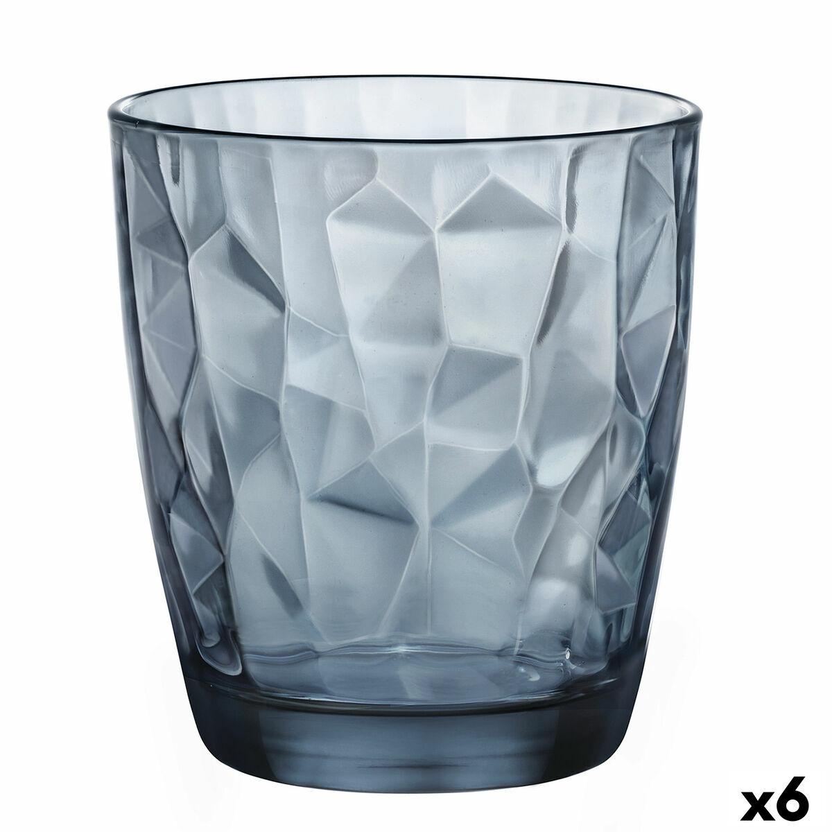 Glas Bormioli Rocco Diamond Blå Glas (390 ml) (6 enheder)