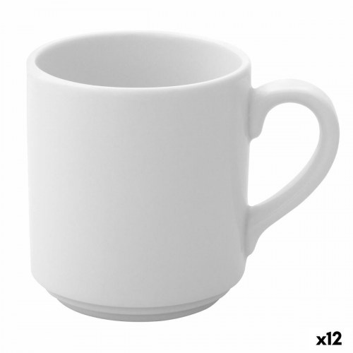 Espressokopper sæt 90 ml - Ariane Prime, hvid keramik