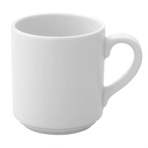 Espressokopper sæt 90 ml - Ariane Prime, hvid keramik