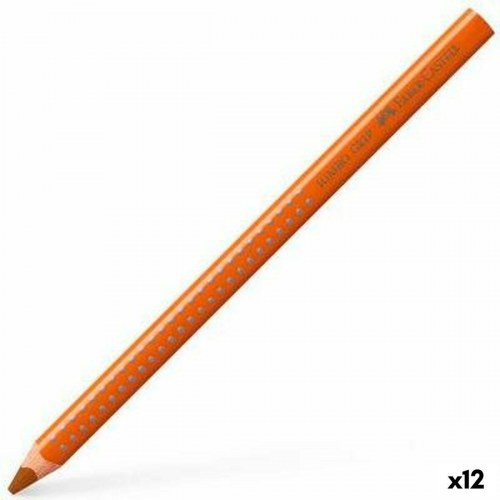 Faber-Castell Jumbo Grip farveblyanter - okker, 12 stk.
